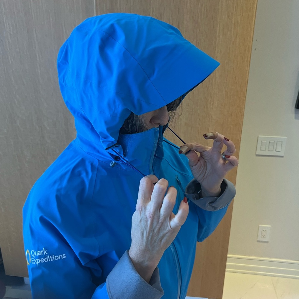 Canada Goose Blue Rain Jacket
